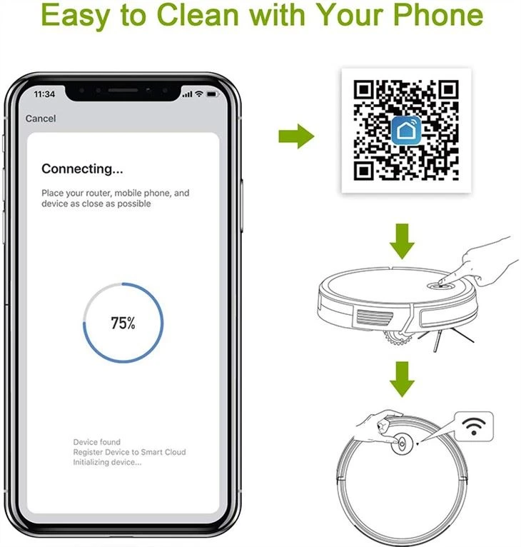 Self Emptying Robot cleaner